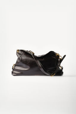 BOLSO PIEL WILLY CHAVARRIA X ZARA / Chocolate  фото 2