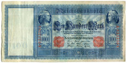 100 марок 1910 года Германия