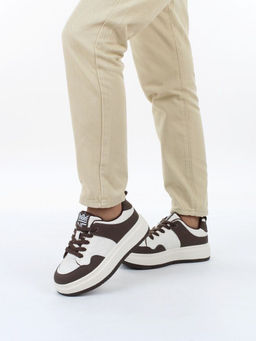 04-PDH336-3 BROWN Кроссовки демисезонные женские (натуральная кожа, нубук)