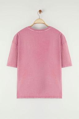 TRENDYOL MAN Gul Kurusu Oversize Kare Kesim Dusuk Omuz %100 Pamuk Basic T-Shirt TMNAW25TS00008 - Trendyolmilla фото 2