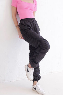 11571 Брюки-джоггеры чёрные - Martichelli фото 20