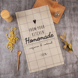 Полотенце Этель Homemade 40х73 см, 100% хлопок, саржа 190 гр/м2