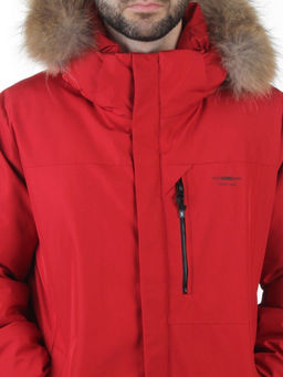 6587 RED Куртка мужская зимняя "Аляска" (200 гр. холлофайбер)