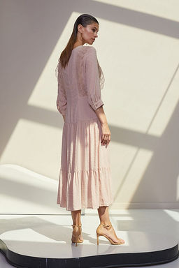 Платье 61709-2 Бежевый