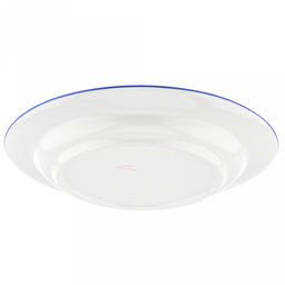 Тарелка мелкая фарфоровая Озеро д240мм, h35мм, гладкий край, отводка краской (Россия) - Домашняя мода фото 2