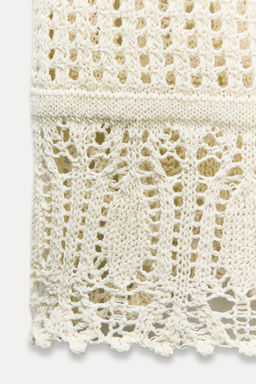 RUFFLED KNIT ROMANTIC TOP - Zara фото 10