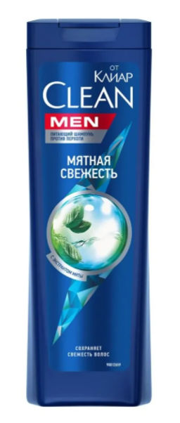 CLEAR шампунь муж 365мл Мятная свежесть
