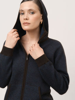 Джемпер из пуха яка и верблюда 4160 синий