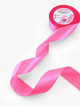 Цена за 2 шт. Лента атласная 40мм25±1ярд(23м±1м) СП розовый АУ