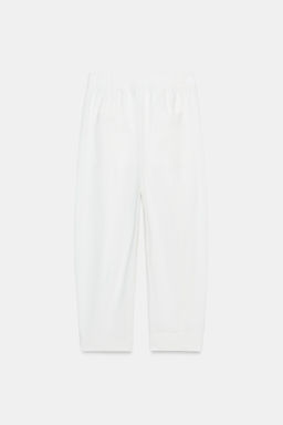 PANTAL?N CINTURA EL?STICA / Blanco - Zara фото 7