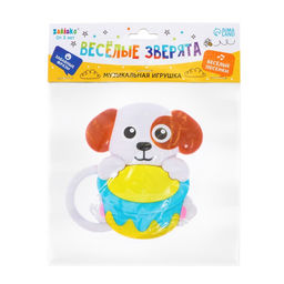 Музыкальная игрушка Весёлые зверята: Собачка, звук - Zabiaka фото 4