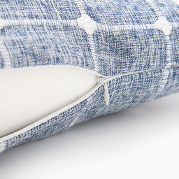 Наволочка декоративная Этель Квадраты цвет синий,45х45 см полиэстер  фото 4