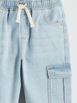 Beli Lastikli Erkek ?ocuk Jogger Jean Pantolon