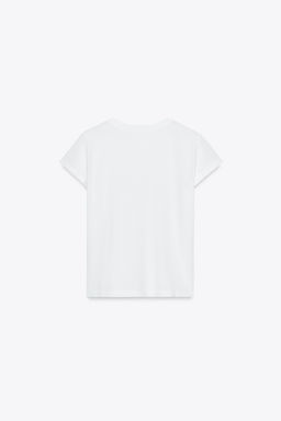 WASHED T-SHIRT WITH POCKET - Zara фото 33