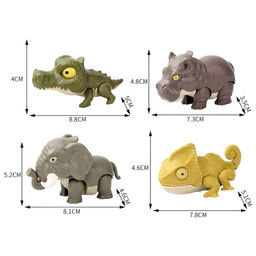 Игрушка - сюрприз Wild. Зубастики, 1 фигурка, подвижные детали, МИКС - Woow toys фото 7