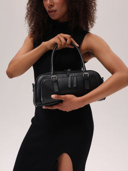 Кожаная сумка Nora DBR 31148 черный  фото 5