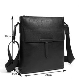 Сумка мужска, кожа, MIRONPAN 860424 Черный