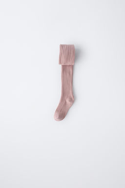 PLAIN RIBBED TIGHTS
