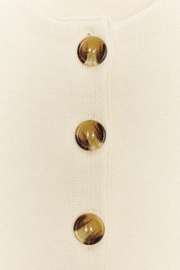 FITTED CARDIGAN WITH BUTTONS - Zara фото 12