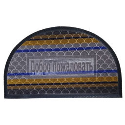 Коврик 45*75 см ComeForte УЮТ Мультиколор полукруг - Полимербыт фото 3