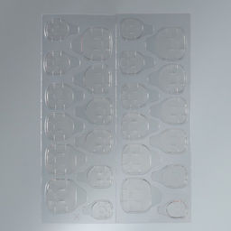 Накладные ногти Бордо, 24 шт., клеевые пластины, форма миндаль, матовые, бордовые - Beauty fox фото 6