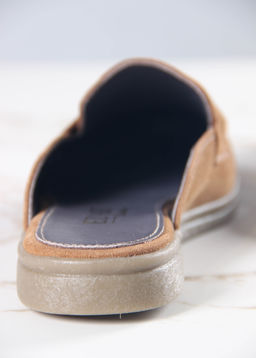 Мюли 1070.2614be. светло коричневая замша