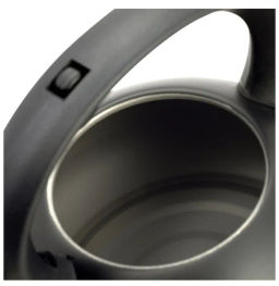 Чайник 2,5л из нержавеющей стали со свистком и ручкой из нейлона (100302) - Kamille фото 3