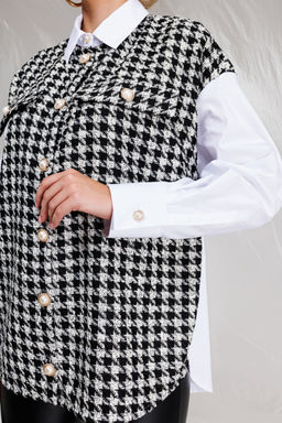 Рубашка KOKOdea 4.29 принт шанель  фото 8