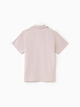 Футболка - поло женская MINAKU, размер 50-52 (2XL), интерлок, бежевая