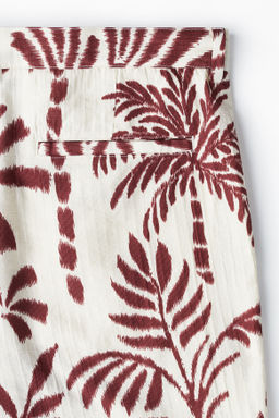 Pantal?n corto estampado Relaxed Fit - H&m фото 3