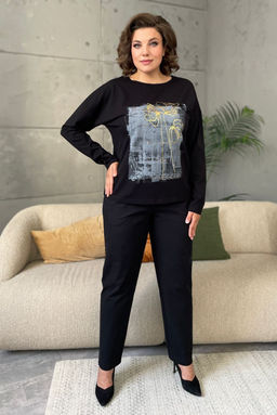 Джемпер Rumoda 2146 черный  фото 5