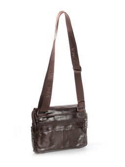 LACCOMA сумка VIN33557-1-коричневый натуральная кожа хлопок