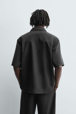 RELAXED FIT FLOWING SHIRT - Zara фото 3