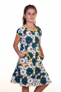 Халат подр. Доченька (Цветы)