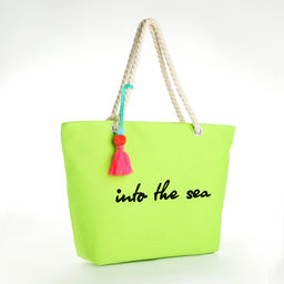 Сумка пляжная Into the sea, 50*34,5*14 см, зелёный цвет - Nazamok фото 2