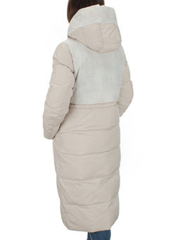 THD-608YC BEIGE Пальто зимнее женское (био-пух) - Fashion фото 4