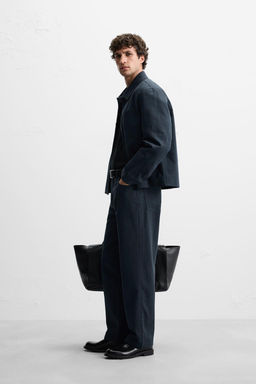 COTTON - LYOCELL TROUSERS - Zara фото 4