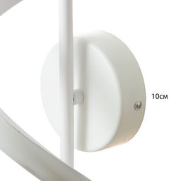 Бра «Спираль» LED 16 Вт 6000К белый 12×40 см