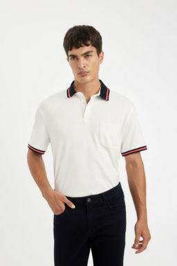 New Regular Fit K?sa Kollu Polo Tisort