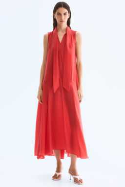 Vestido de organza con lazada - H&m фото 5