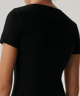 ATLANTIC BLV-199 Футболка Basic черный  фото 4