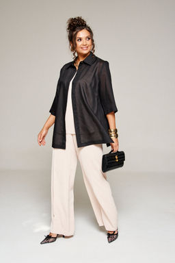 Костюм Beautiful Free 6359 бежевый+чёрный