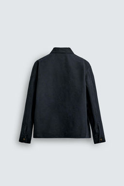 CANVAS POCKET OVERSHIRT