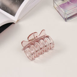 Цена за 6 шт. Крабики для волос «Флориана», набор 3 шт., крылья, 5.5 и 4 см, розовые