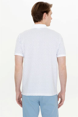 U. S. Polo Assn Мужская темно-синяя футболка с воротником-поло - U.s. polo assn фото 11