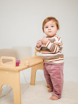 Брюки вельветовые Пудра 0+ - Bungly фото 16