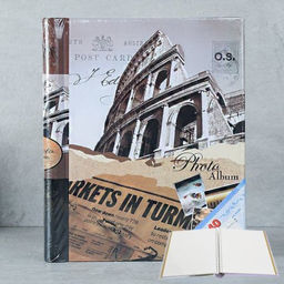 Фотоальбом магнитный 20 листов Города / 8001 /уп 40/микс 4 вида - Галеонтрейд фото 5