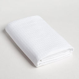 Полотенце вафельное банное Экономь и Я 80х150 см, цвет белый  фото 2