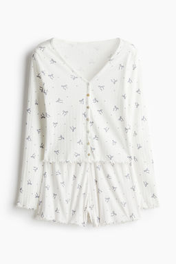 Pijama en pointelle - H&m фото 6