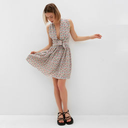 Сарафан женский летний MINAKU: Enjoy, белый, размер 42
